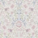 Floral crema azul - papel pintado no tejido Casa de campo A.S. Création - mate y ligeramente texturado