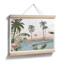 Póster Kikki Belle - Flamingo Oasis