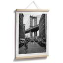 Póster Bolton - Estilo en Manhattan con el emblemático puente de Brooklyn