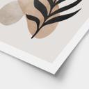 Póster Silueta botánica con geometría artística - Costa