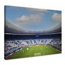 Lienzo Hertha BSC - Hertha Choreo en la Curva Este