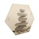 Hexagone - Bois Pierres au bord de la mer