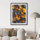 Póster Hojas brillantes en otoño - Jaszke