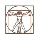 Décoration en bois - L'Homme de Vitruve - Acajou