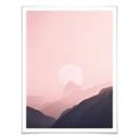Póster Amanecer rosa