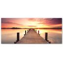 Canvasbillede, Solnedgang bro