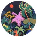 Tapet cirkel Arty Guava - Exotic Jungle - vliesetapet/selvklæbende non-woven tapet