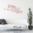 Wallsticker -  Enhver som...