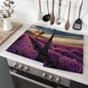 Dækplade til komfur Lavendelblomst i Provence
