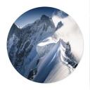 Póster Cumbre del Mont Blanc - Nienartowicz - Redondo