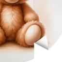 Tapet cirkel Lille bamse - Magnusson - vliesetapet/selvklæbende non-woven tapet