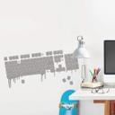 Smeltende keyboard wallsticker