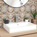 Azulejos Adhesivos Fredriksson - Hexágonos de nácar de colores - Lote de 12