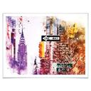 Póster Hugonnard - Acuarela: El Empire State Building