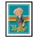 Plakat Sandman med skateboard