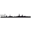 Sticker mural Skyline de Hambourg