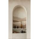 COSMOPOLITAN 3D buet niche tapet creme beige brun - moderne ikke-vævet tapet