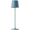Tischleuchte Cosy, blau, 10 x 37 cm, Metall Tischleuchte Outdoor