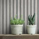Non-woven tapet i grå 3D-look akustikpanel look træstriber klassisk 