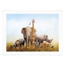 Póster de animales africanos