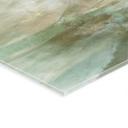 Tableau en verre acrylique Lumière de brouillard vert sauge - Schmucker