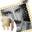 Poster Ben Heine - Circlism: Freddy Mercury