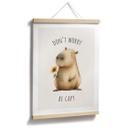 Poster Capybara - Don't worry be capy