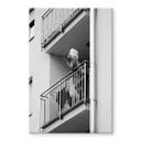 Tableau sur verre Kijurko - Sur le balcon
