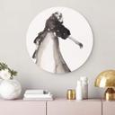 Tableau sur alu-Dibond rond Verbaan - Right where you are