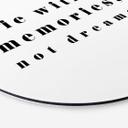 Tableau sur alu-Dibond rond 1X Studio - Die with memories