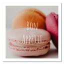 Canvasbillede, Makaroni - Bon Apetit