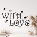 With Love wallsticker