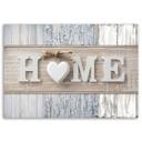 Canvasbillede, Hjem hjerte Shabby Chic