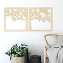 Arte en madera de álamo - Árbol magnífico (2 partes)