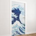 Dørfilm Den store bølge i Kanagawa - Hokusai - Selvklæbende dørdekoration