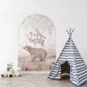 Wallsticker rundbuevægpanel Bjørnekongen - Kikki Belle - bred