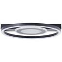Deckenleuchte Leopold, schwarz, 5 x 37 cm, Metall Moderne Deckenleuchte, dimmbar