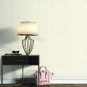 Papel pintado ornamental, papel pintado no tejido Erismann Versailles blanco, crema