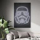 Stormtrooper hjelm Canvasbillede - Mielu