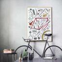 Póster Sparshott - Estructura de una bicicleta