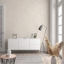 Non-woven tapet med moderne ensfarvet look og tekstur i beige ensfarvet