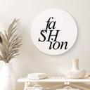 Tableau sur alu-Dibond rond Fashion 01