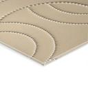 Akrylbillede med former - Abstrakte ringe beige - Grande