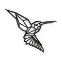 Decoración acrílica Origami colibrí