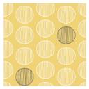 Azulejos Adhesivos Boho - círculos sol amarillo antracita - lote de 12