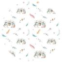 Sticker mural Kvilis - Couple de lapins - Rond