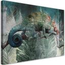 Canvasbillede, Kamæleon i jungle