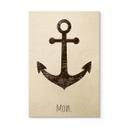 Cuadro de madera Moin con ancla - Shabby