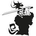 Wallsticker -  Kæmpende Samurai