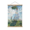 Póster de tela Monet - Mujer con sombrilla - Madame Monet y su hijo